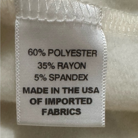 78 & Sunny Cozy & Casual Graphic Sweatshirt Size L Cream made in the USA NWT - Picture 8 of 8